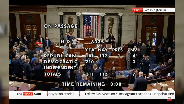 Палата представителей Конгресса США приняла законопроект об оказании помощи Украине