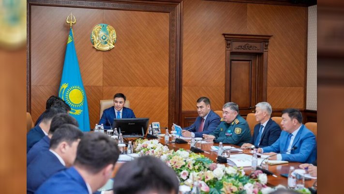 МЕРЫ БОРЬБЫ С ЛЕСНЫМИ ПОЖАРАМИ ОБСУДИЛИ В АКИМАТЕ ШЫМКЕНТА