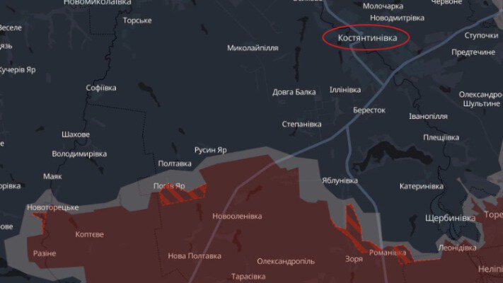 Возле Романовки, Александро-Калинового и Дилеевки: Армия РФ продвинулась на Константиновском и Покровском направлениях