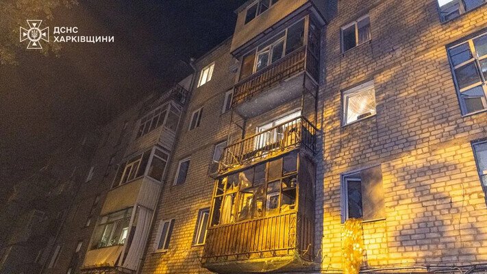 Харьков пережил массированную ночную атаку РФ: 5 пострадавших, среди них 3 спасателя