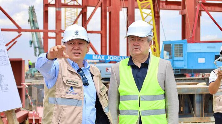 В Туркестанской области ведётся строительство электростанции мощностью 1 тыс мегаватт