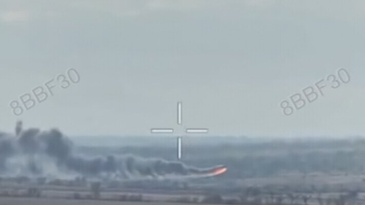 На Донетчине украинские военные сбили российский вертолет Ми-8 FPV-дроном