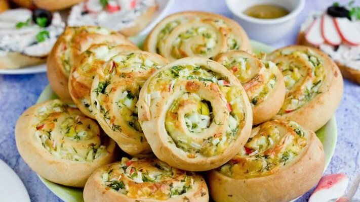 Пицца в форме булочек — идеальный быстрый завтрак  за 30 минут