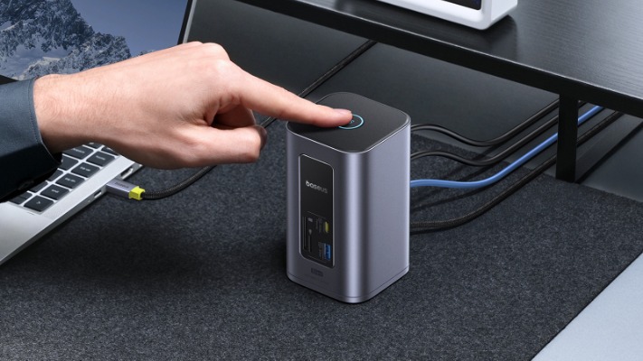 Представлена мощная док-станция Baseus Nomos NU1 Air Spacemate с 12 портамии