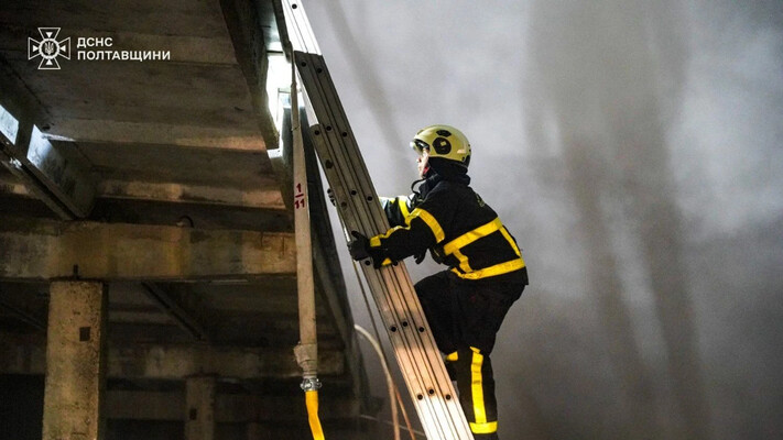 Полтава ночью подверглась атаке рф дронами: показали последствия